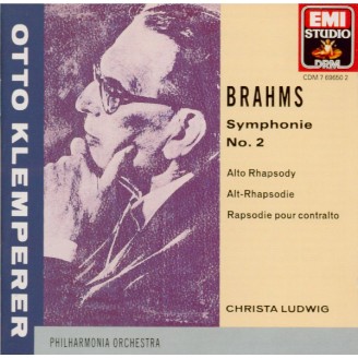 BRAHMS - Klemperer - Symphonie n°2 pour orchestre en ré majeur op.73